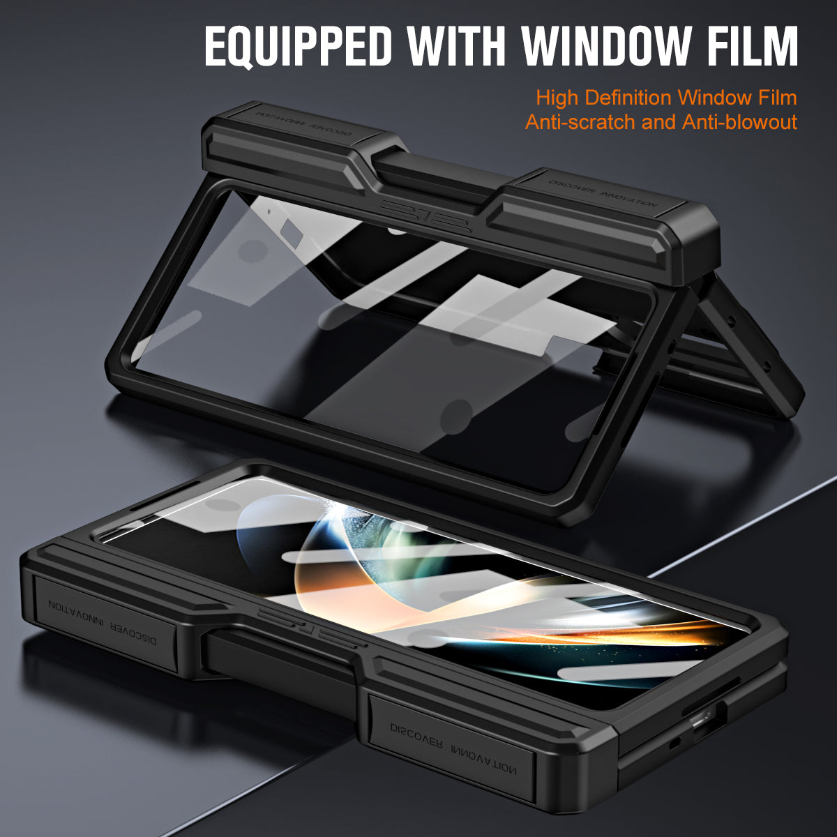 For Samsung Galaxy Z Fold4 5G Kickstand PC Phone Case Slide Camera Protection Dropproof Cover with Tempered Glass Film Stylus For Samsung Galaxy Z Fold4 5G Kickstand PC Phone Case Slide Camera Protection Dropproof Cover with Tempered Glass Film Stylus